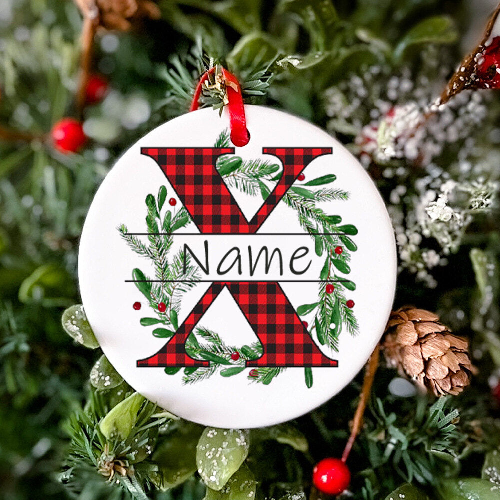 Personalized Christmas Baby Ornament Custom Name Xmas Infant Keepsake Gift Christmas Photography Accessories Christmas Ornament