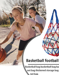 Net Soccer Volleyball Drawstring Ball Storage Bag Youth Football Self Trainer Nylon Bold Storage Bag Football Accessories
