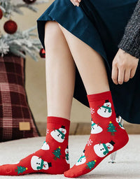 4 Pairs/Lot Children Girls Socks Christmas Socks For Kids Cotton 3-14 Years Comfortable Toddler Leg Warmers Boys Long Socks
