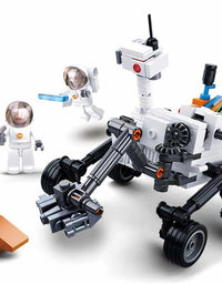 SLUBAN Curiosity Mars Rover Building Blocks Interstellar Exploration Series Assembly Model Children's Toy  Birthday Gift
