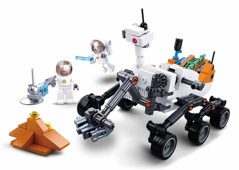 SLUBAN Curiosity Mars Rover Building Blocks Interstellar Exploration Series Assembly Model Children's Toy  Birthday Gift