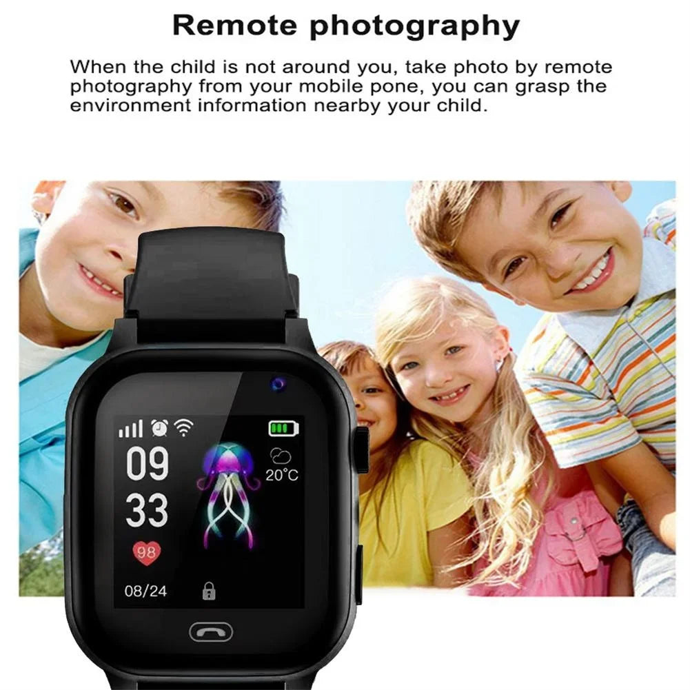 Kids 4G Smart Watch SOS GPS Location Sim Card Call Child SmartWatch Camera Waterproof Watch For Boys Girls Present