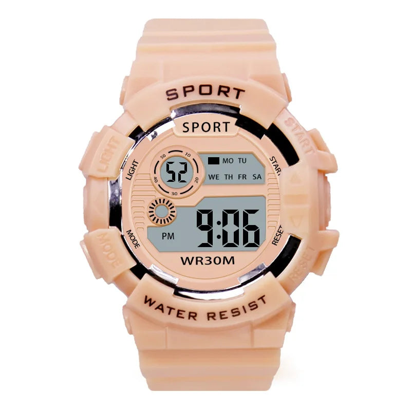 Fashion Kids Watches Luminous Waterproof Sports Digital Watch Alarm Clock Watches Boys Girls Student Smart Electronic Watch Gift