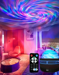 LED NightLights Galaxy Projector Remote Control 5V USB Rechargeable Starry Sky Lamp DMX Sound Active 7 Modes for Kids Room Decor
