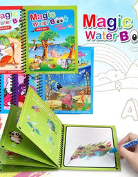 Kids Magic Water Drawing Books Coloring Books Painting Toys for Kids Birthday Christmas Gift for Boys and Girls
