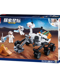 SLUBAN Curiosity Mars Rover Building Blocks Interstellar Exploration Series Assembly Model Children's Toy  Birthday Gift
