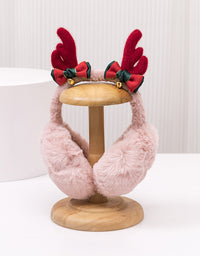 Children's Christmas Antlers Foldable Earmuffs - TryKid
