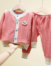 Two-piece Cardigan Jackets For Boys And Girls - TryKid
