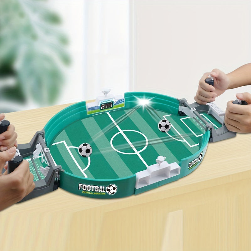 Football Table Interactive Game, Mini Tabletop Football Game Set For Kids, Hand-Eye Coordination Parent-Child Interactive Family Sports Board Game - TryKid