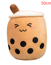 Cute Fruit Drink Plush Stuffed Soft Strawberry Milk Tea Plush Boba Tea Cup Toy Bubble Tea Pillow Cushion Kids Gift - TryKid
