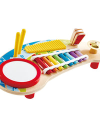 Five-in-one Dynamic Band Knocking On The Piano Table Children's Educational Music Toys - TryKid
