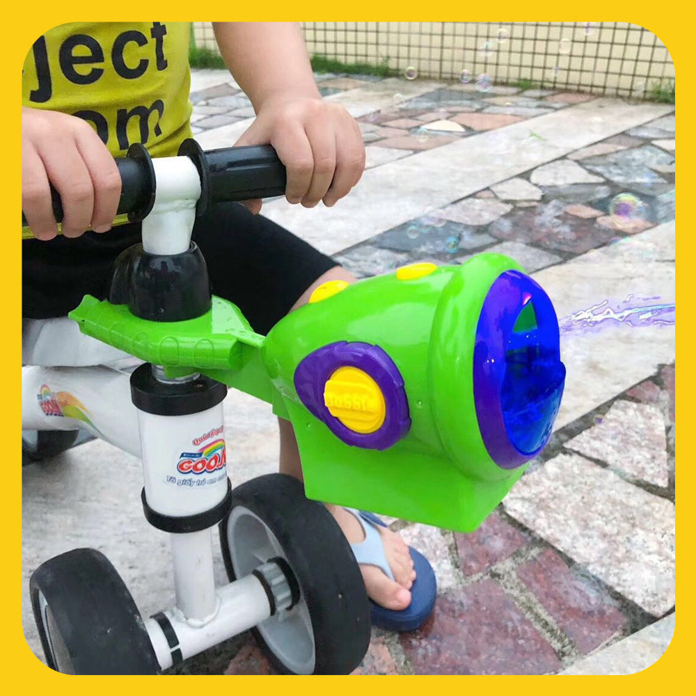 Bike Bubble Machine Automatic Bubble Machine Gun Soap Glow Bubble Blower Outdoor Kids Child Brinquedos Toy For Kids - TryKid