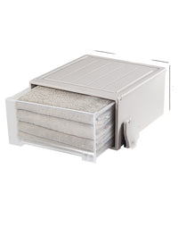 Stackable Plastic Storage Box Drawer Type Storage Box - TryKid
