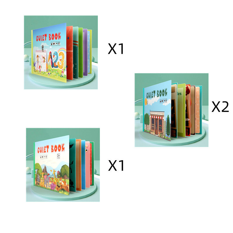 Children's Educational Toys Repeatedly Pasted Books To Read - TryKid