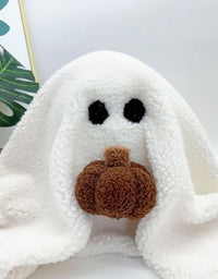 2023 Gus The Ghost With Pumpkin Pillow, Ghost Pillow With Pumpkin Plush For Halloween Decor, Ghost Shaped Pillow Halloween Christmas Thanksgiving Gift For Kids Boys Girls - TryKid
