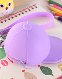 Cute Cartoon Candy Color Hat Silicone Coin Purse - TryKid
