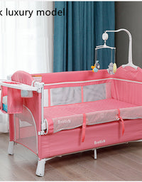 Multifunctional Baby Cot Splicing Large Bed Movable - TryKid

