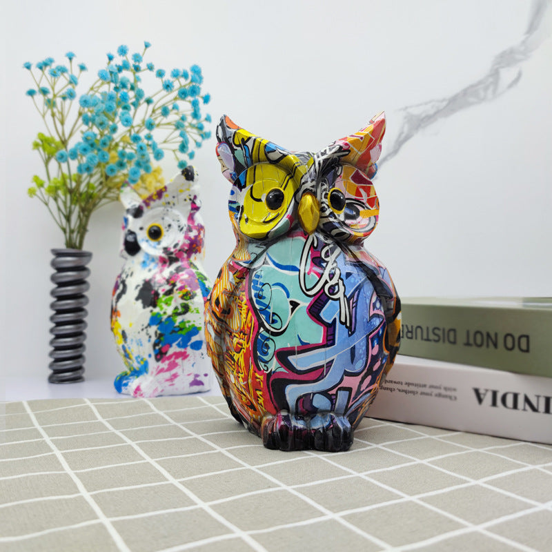 Creative Colorful Animal Resin Ornaments