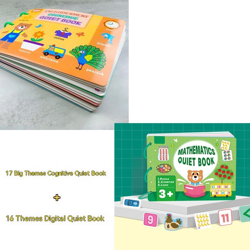 Books For Early Education Material Package Montessori Quiet Book - TryKid