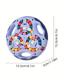 Rotating Magic Bean Cube Magic Bean Cube Toys Portable Double-Sided Ball Rotating Bean 3D Puzzles Education Toy For Kids Double Flip Handheld Puzzle Rings Stress Fidget Spinners Toys - TryKid
