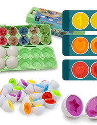 Baby Learning Educational Toy Smart Egg Toy Games Shape Matching Sorters Toys Montessori Eggs Toys For Kids Children
