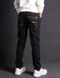 Boys Jeans New Product Micro Stretch Comfortable Black Pants - TryKid
