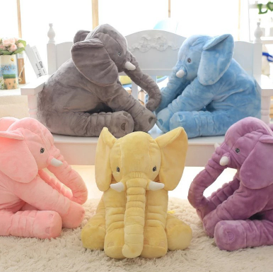 Elephant Doll Pillow Baby Comfort Sleep With - TryKid