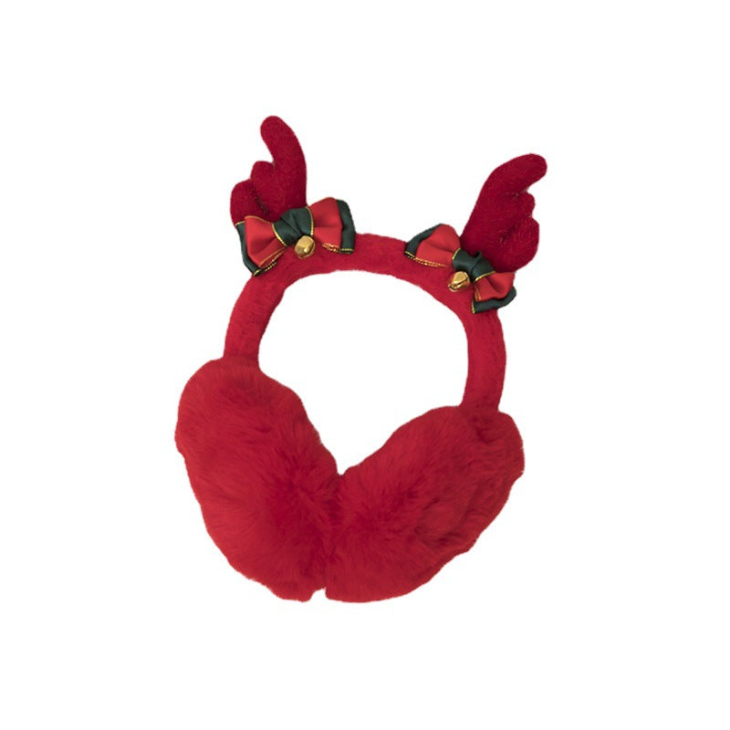 Children's Christmas Antlers Foldable Earmuffs - TryKid