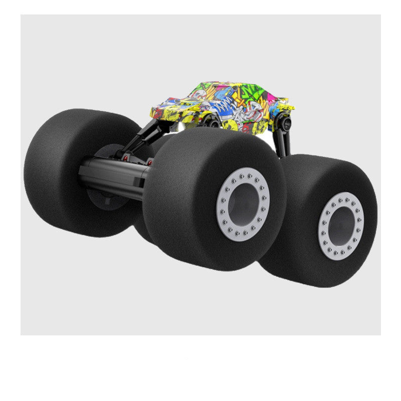 Remote Control Stunt Truck Sponge Tire Kids Room Off Road Vehicle Toy - TryKid