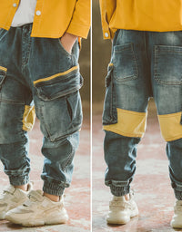 Boys Spring And Autumn Jeans - TryKid
