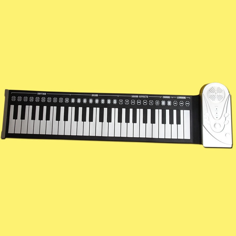 E Piano Flexible 88-key Digital Roll Up Hand Roll-Up Cheap Kids Electronic 88 Keys Touches Keyboard Musical Instrument For Child - TryKid