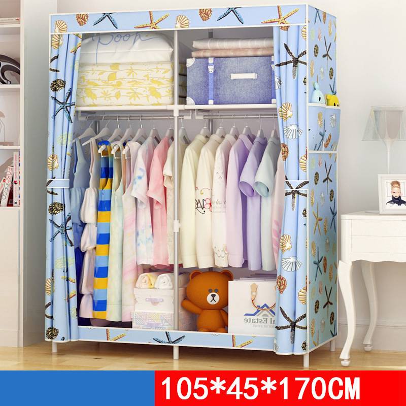 Single Dormitory Dust Closed Wardrobe - TryKid