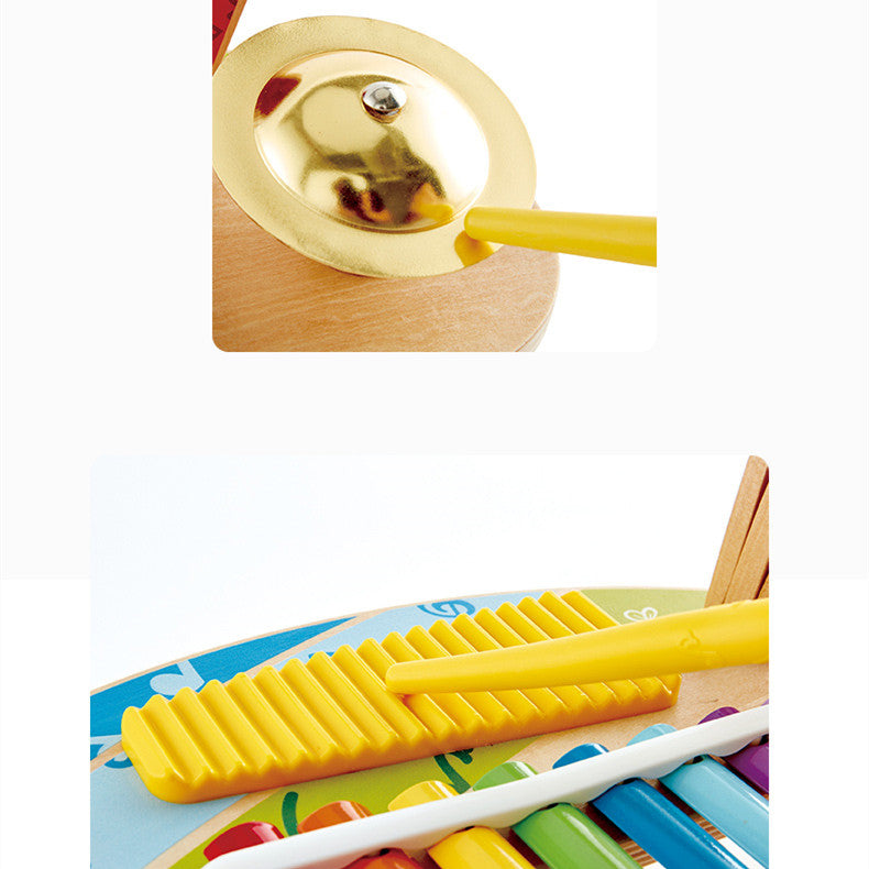 Five-in-one Dynamic Band Knocking On The Piano Table Children's Educational Music Toys - TryKid