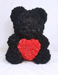 25cm Cute Flower Rose Bear Handmade Valentines Day 2020 Gift
