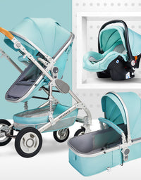 Fashionable And Simple Baby Stroller That Can Sit Or Lie Down And Folds Lightly - TryKid
