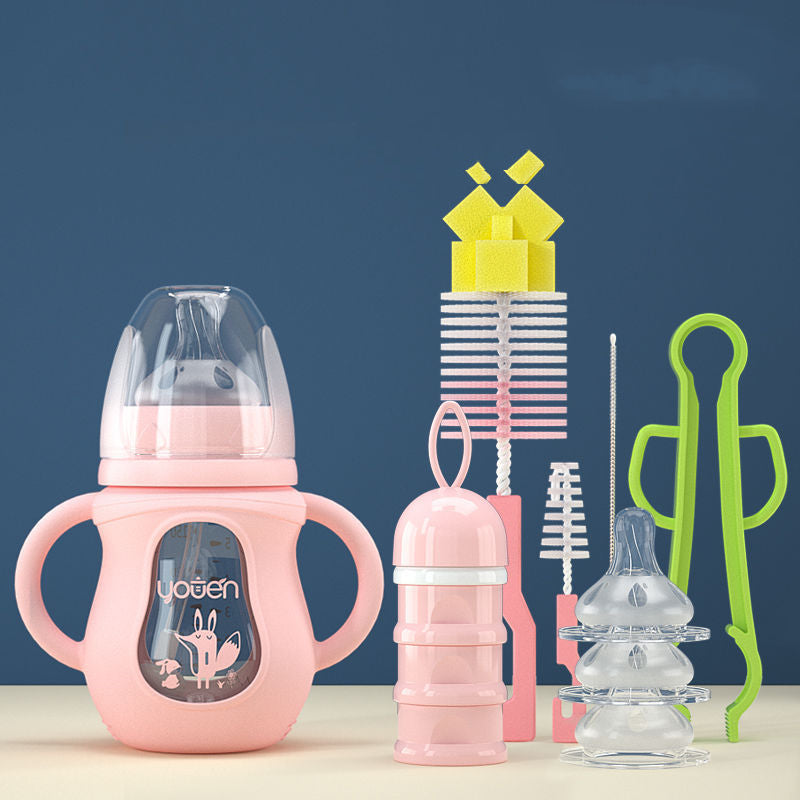 Baby Bottle Silicone Straw Water Drink - TryKid