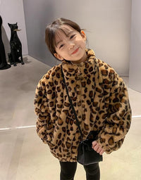 Fashionable Cute Kids Thickened Polyester Jacket - TryKid
