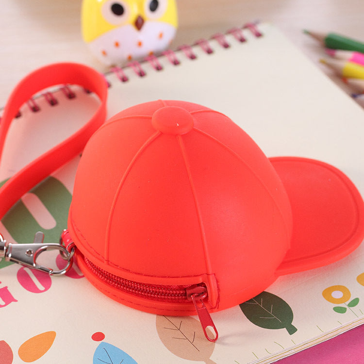 Cute Cartoon Candy Color Hat Silicone Coin Purse - TryKid