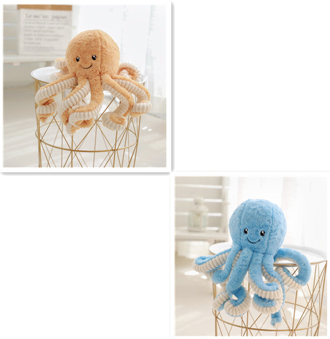 Lovely Simulation Octopus Pendant Plush Stuffed Toy Soft Animal Home Accessories Cute Doll Children Gifts - TryKid