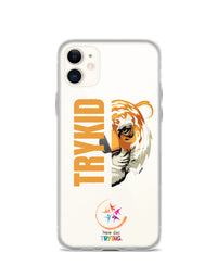 Clear Case for iPhone® with Trykid logo new stylish and trending
