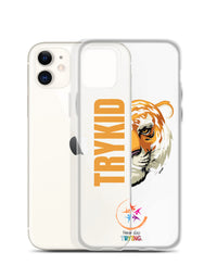 Clear Case for iPhone® with Trykid logo new stylish and trending
