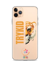 Clear Case for iPhone® with Trykid logo new stylish and trending
