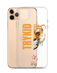 Clear Case for iPhone® with Trykid logo new stylish and trending
