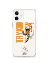 Clear Case for iPhone® with Trykid logo new stylish and trending
