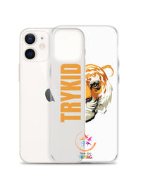 Clear Case for iPhone® with Trykid logo new stylish and trending
