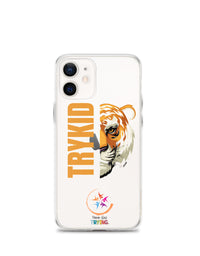 Clear Case for iPhone® with Trykid logo new stylish and trending
