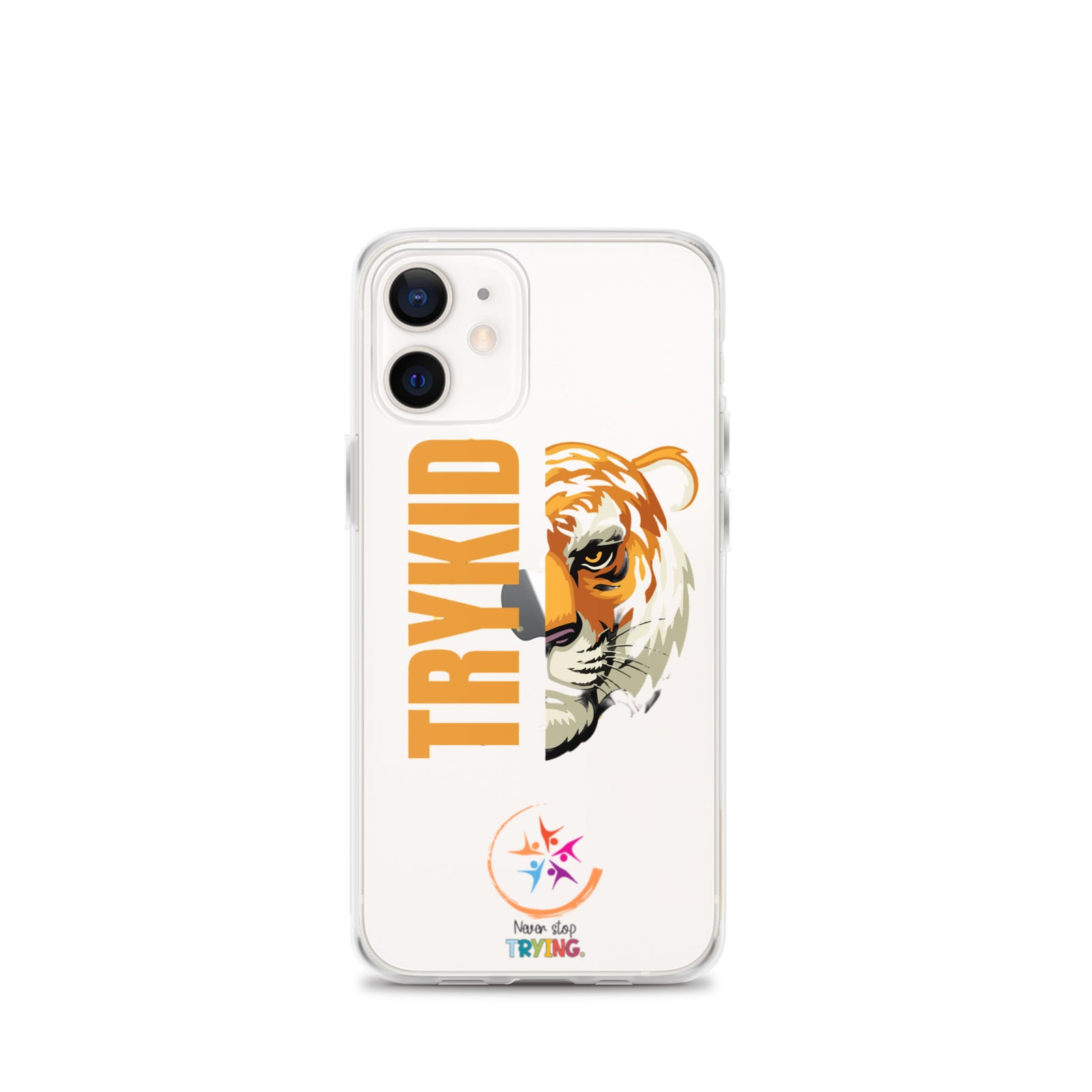 Clear Case for iPhone® with Trykid logo new stylish and trending