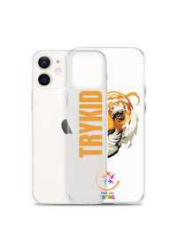 Clear Case for iPhone® with Trykid logo new stylish and trending
