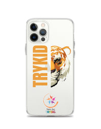 Clear Case for iPhone® with Trykid logo new stylish and trending
