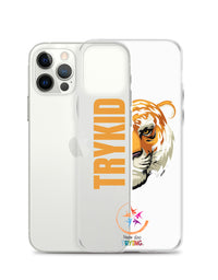 Clear Case for iPhone® with Trykid logo new stylish and trending
